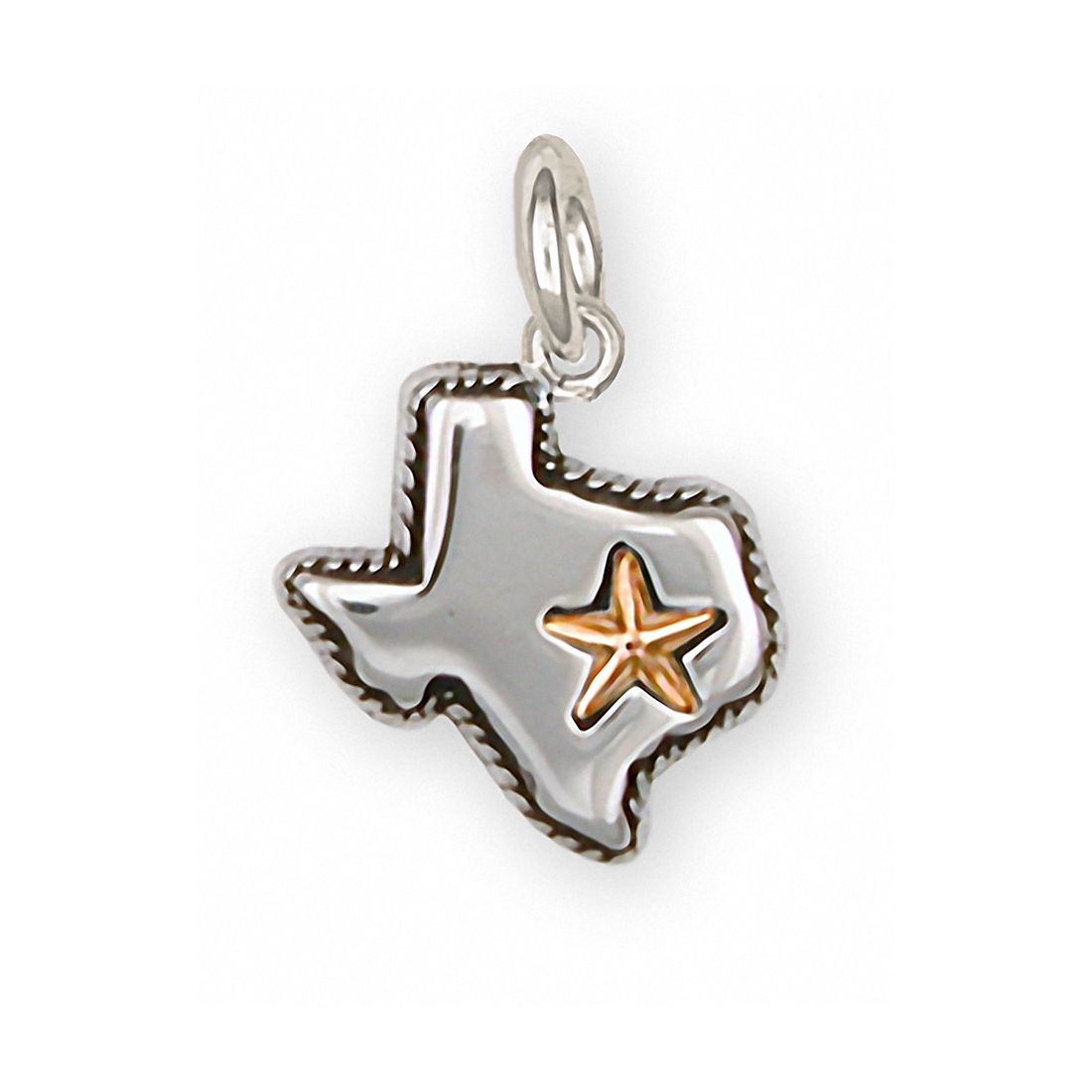 State of Texas Sterling Silver Charm Texas Capitol Gift Shop