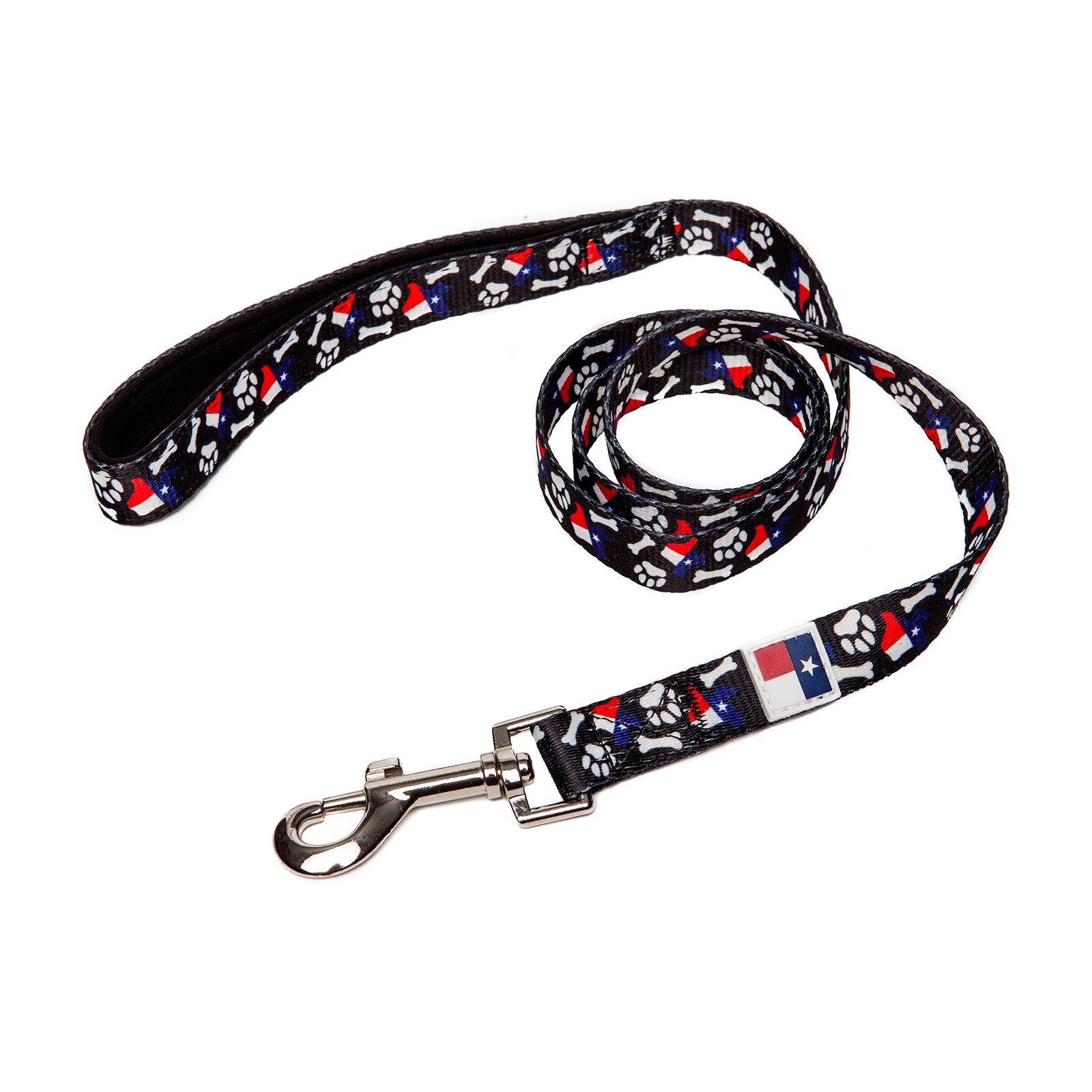 PrideBites™ Texas Bones and Paws Dog Leash Texas Capitol Gift Shop