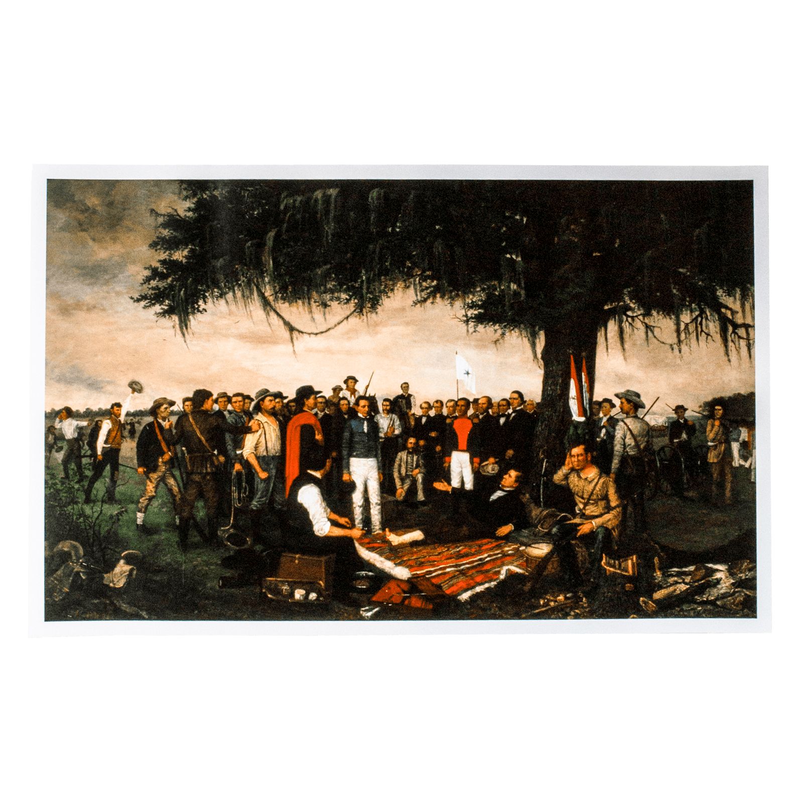 Surrender of Santa Anna Print Texas Capitol Gift Shop