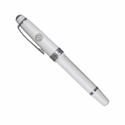Texas State Seal Bailey Light Rolling Ball Pen - White