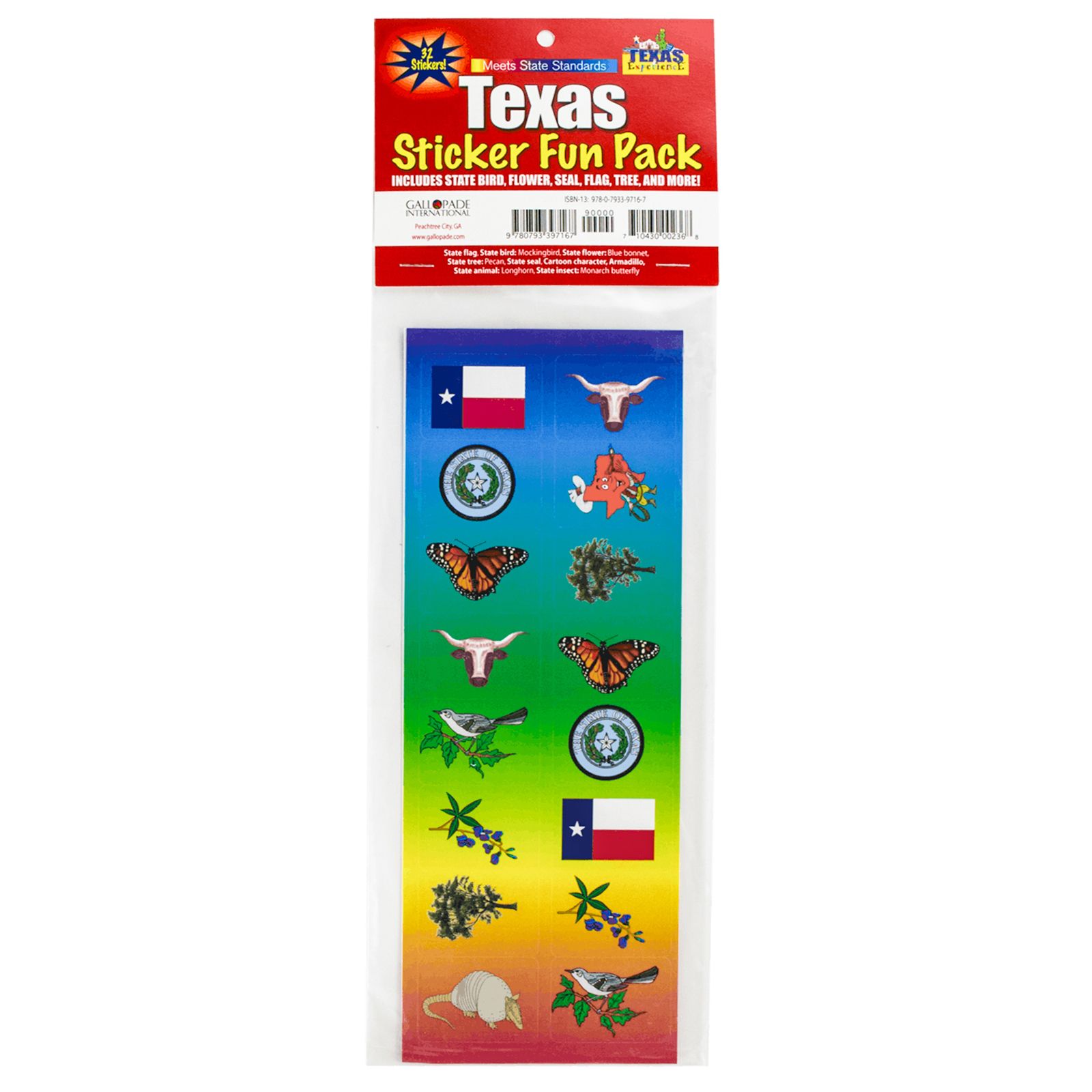 Texas Sticker Fun Pack Texas Capitol Gift Shop
