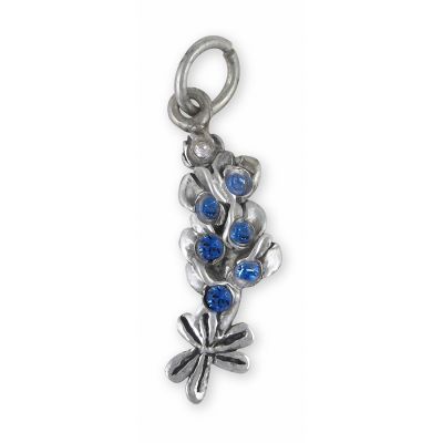 Bluebonnet Sterling Silver Charm