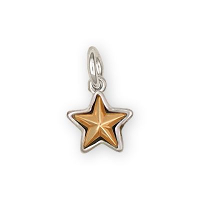 Texas Star Sterling Silver Charm