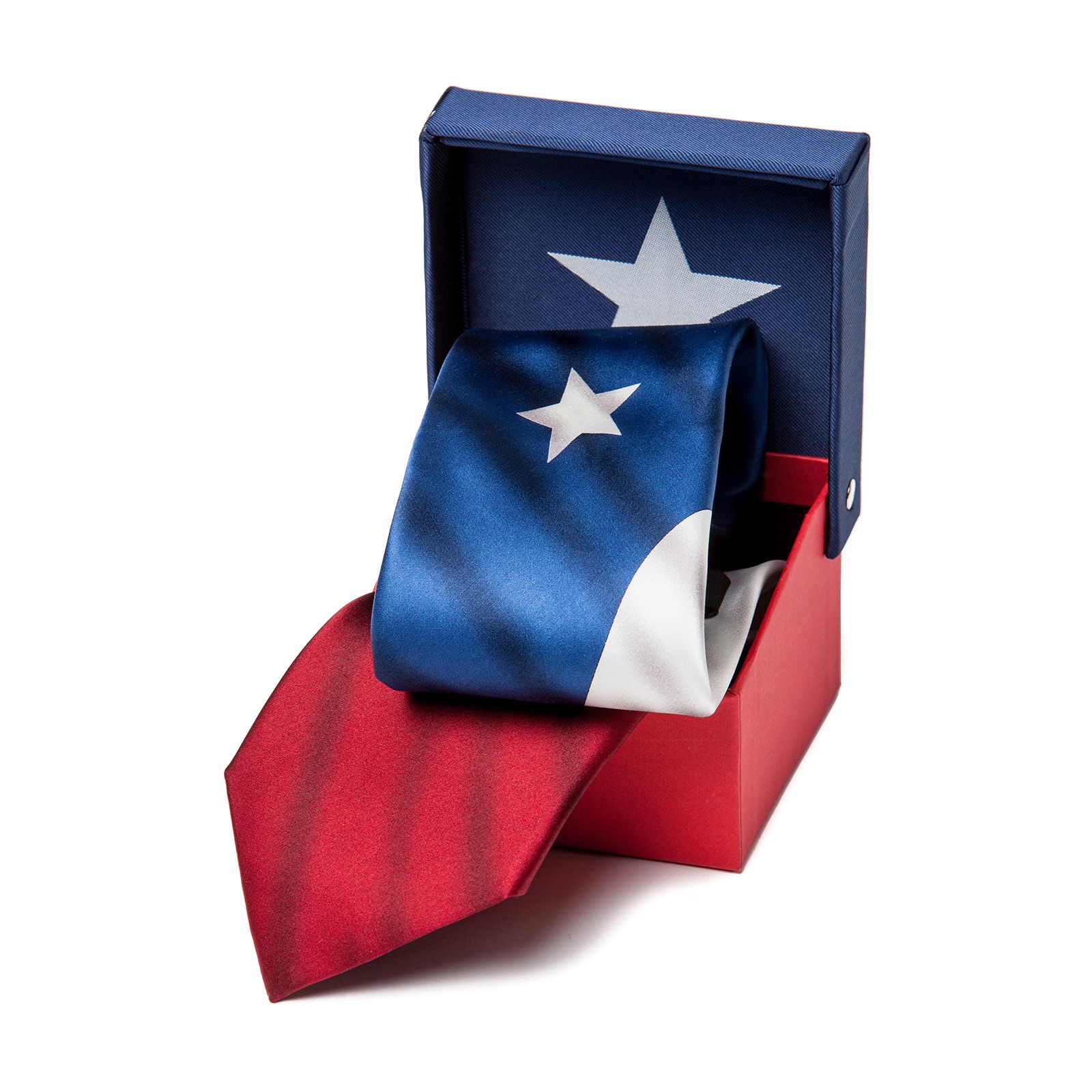 Texas Pride Mens Necktie State Flag Neck Tie Star Flags USA Texan Gift 
