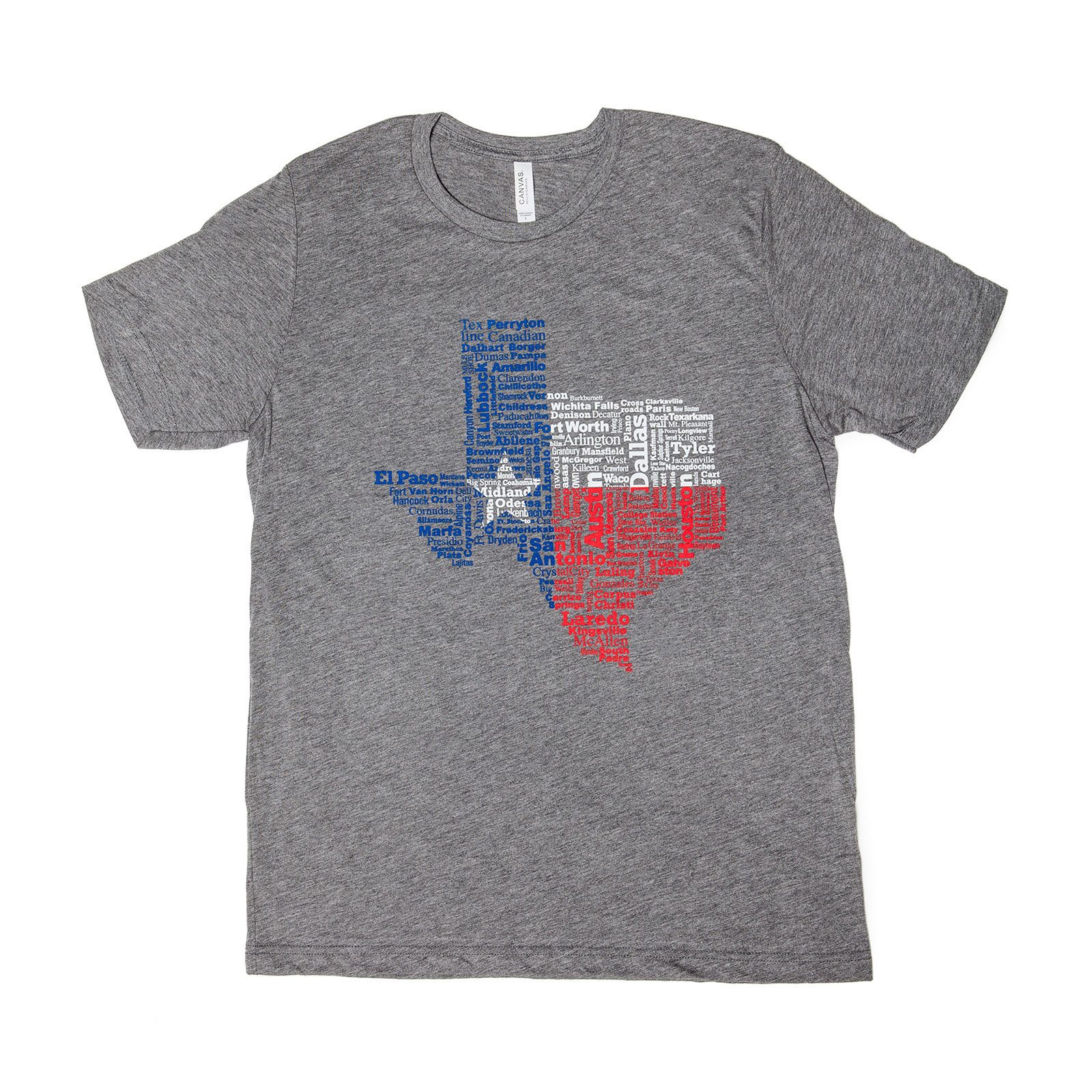 Texas Cities T-Shirt | Texas Capitol Gift Shop