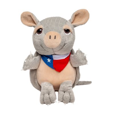 Armadillo with Texas State Flag Bandana Plush Toy