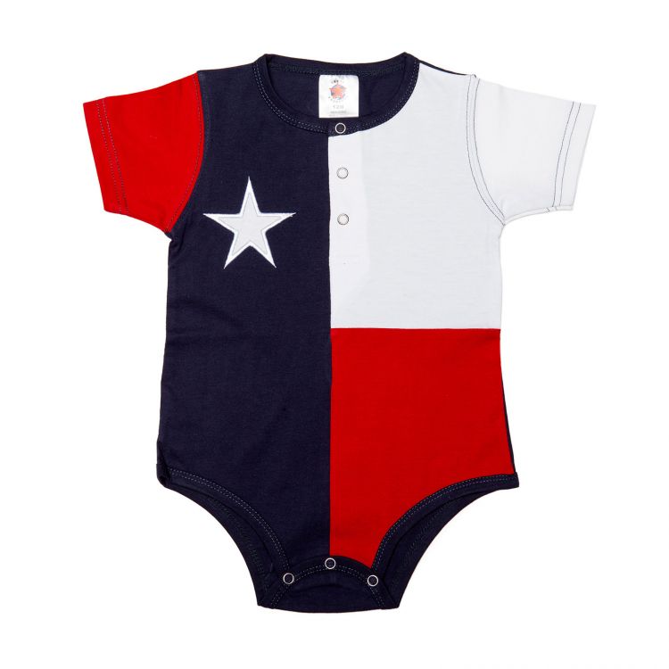 Texas State Flag Onesie