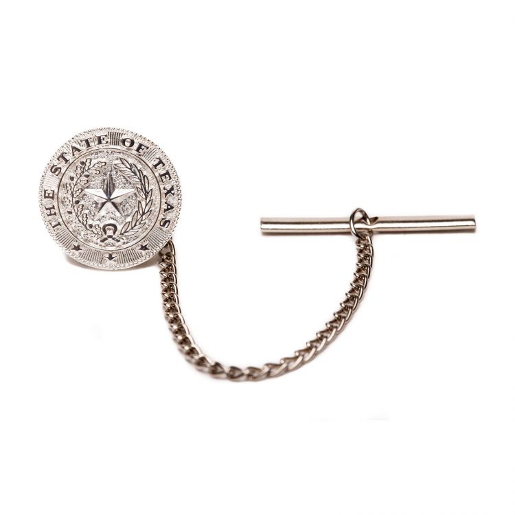 Texas State Seal Silver-Tone Tie Tack