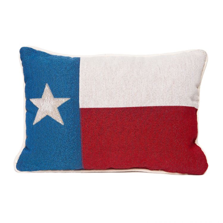 Texas State Flag Accent Pillow