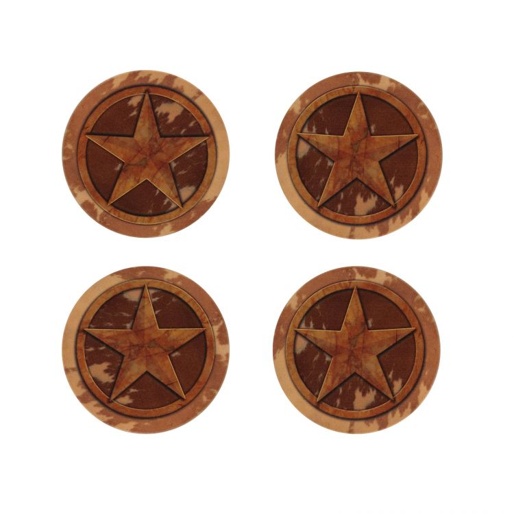 Lone Star Stoneware Coaster Set