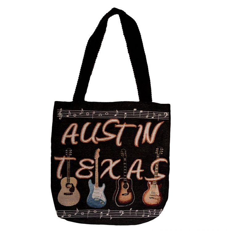 Austin Texas Guitar Tote Bag