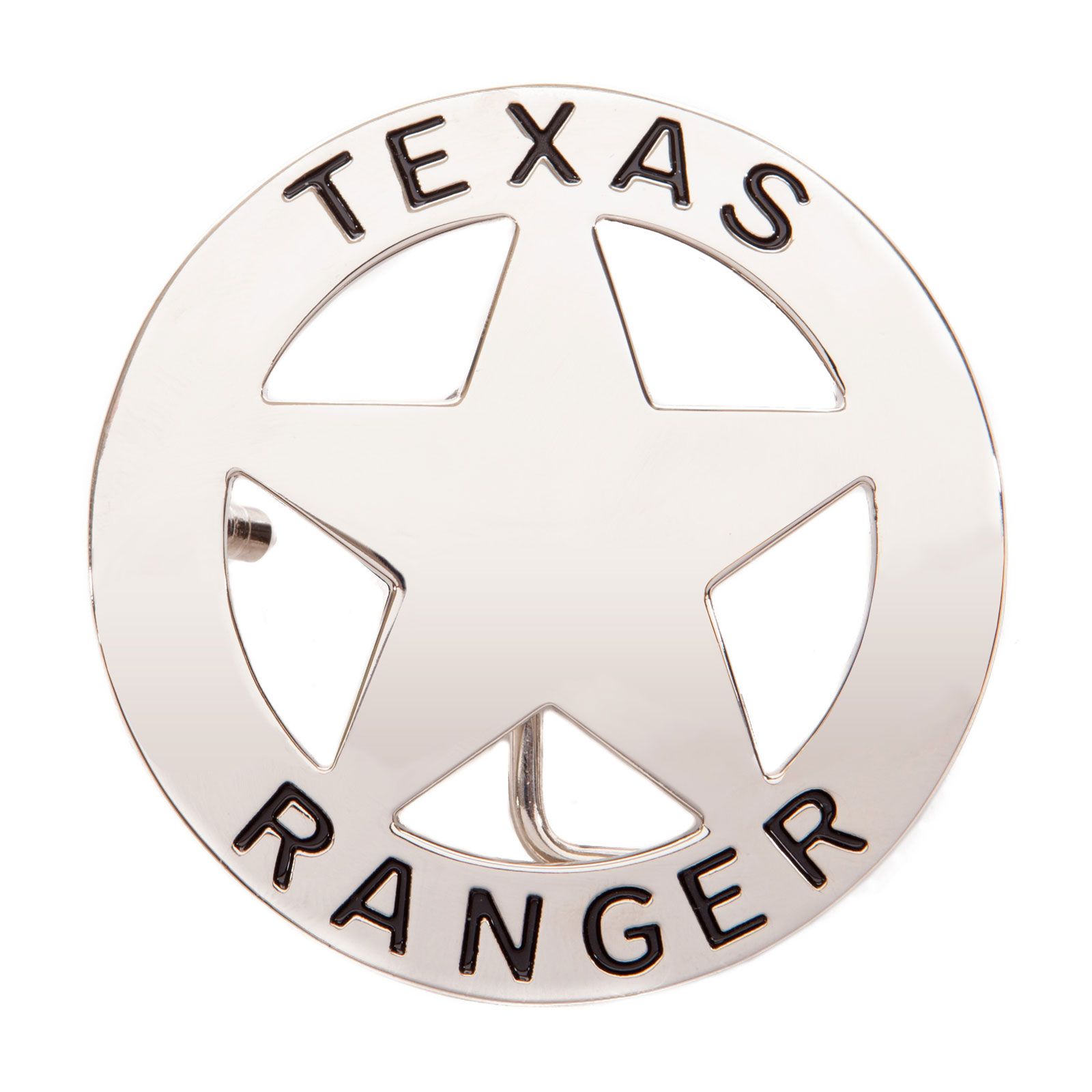 Texas Ranger SilverTone Belt Buckle