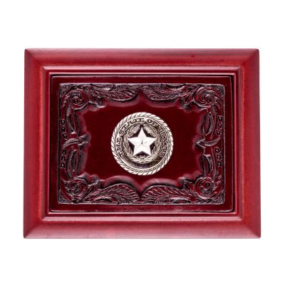 Texas State Seal Mahogany Desk Box