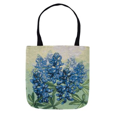 Bluebonnet Woven Tote Bag