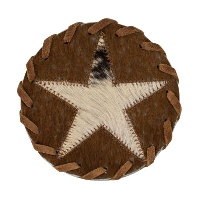Lone Star Leather Coaster