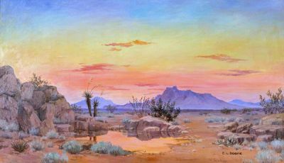 Elmer L. Boone West Texas Landscape, c. 1920