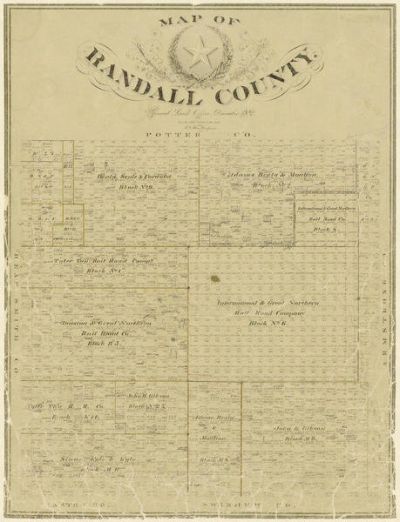 F. G. Blau Randall County, 1892