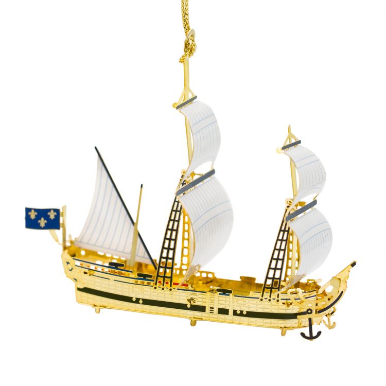Bullock Museum La Belle Ornament