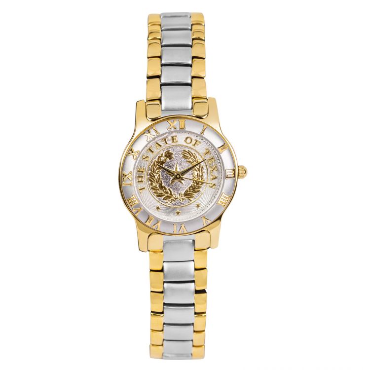 Texas State Seal Two-Tone Watch - Small