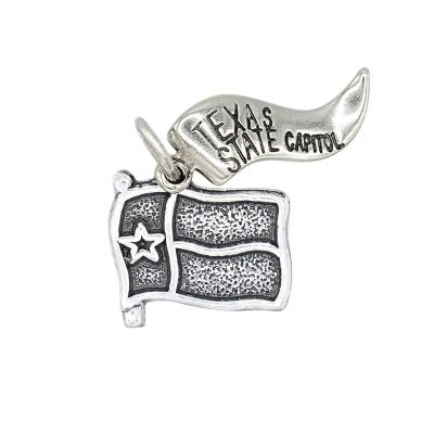 Texas State Flag Sterling Silver Charm