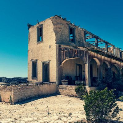 Carol Highsmith Desert Ruins: Terlingua Boarding House