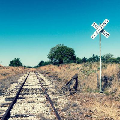 Carol Highsmith Railroad Crossing, Burnet