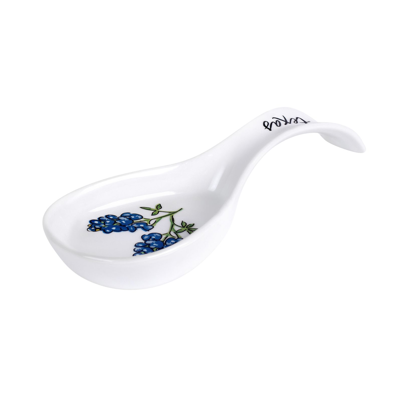 Texas Bluebonnet Ceramic Spoon Rest Texas Capitol Gift Shop