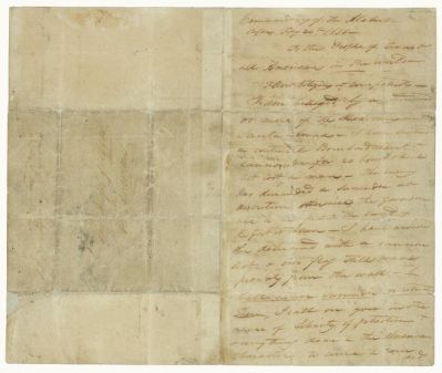 Commander William B. Travis Letter from the Alamo to the People of Texas and All Americans (Travis Letter, first page), February 24, 1836