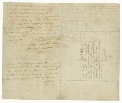 Commander William B. Travis Letter from the Alamo to the People of Texas and All Americans (Travis Letter, second page), February 24, 1836