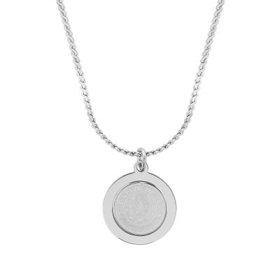 Texas State Seal Silver Necklace
