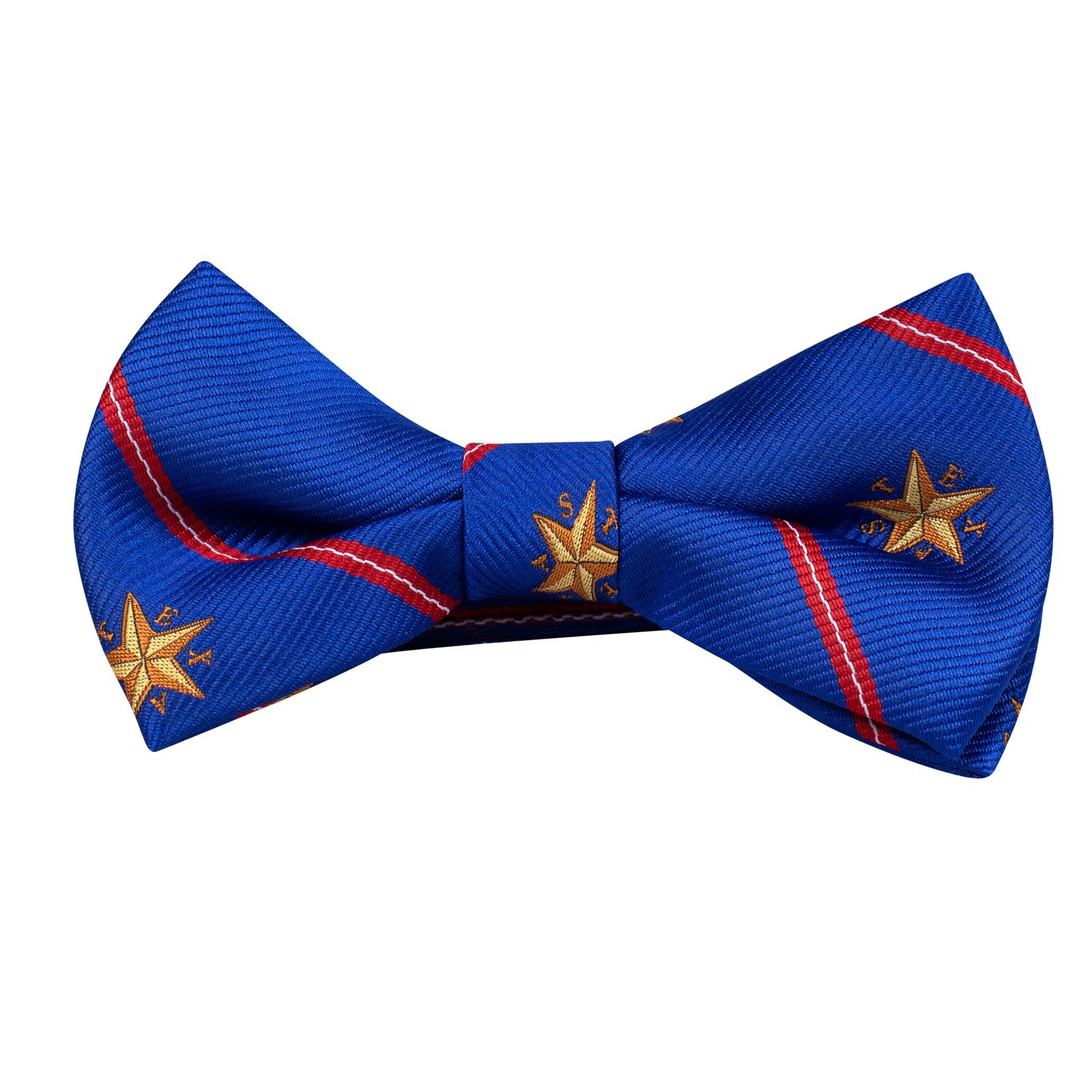 Star of Texas Capitol Silk Bow Tie - Blue