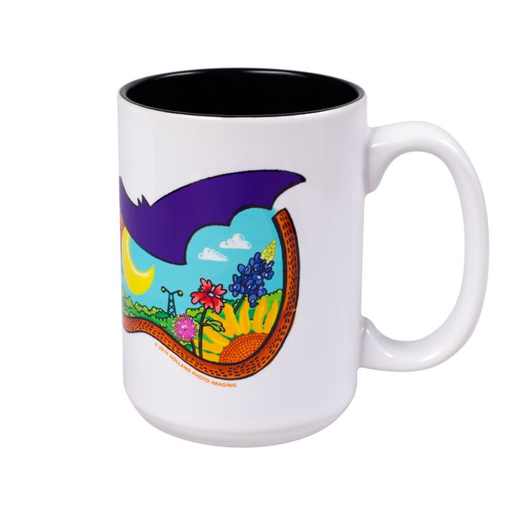 Austin Skyline Guitar Ceramic Mug