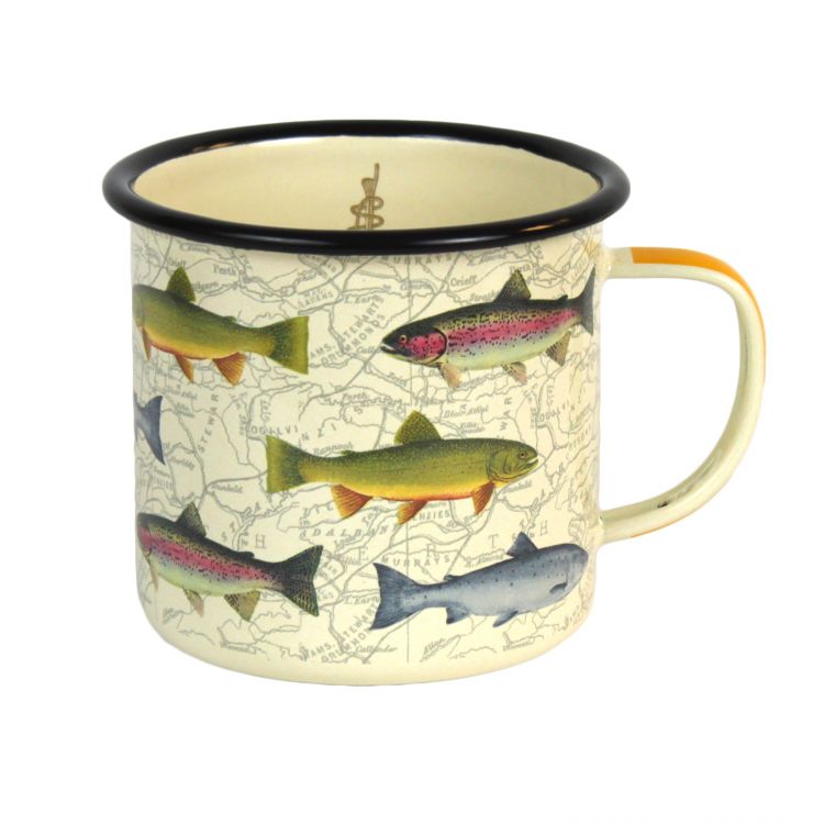 Enamel Fish Mug