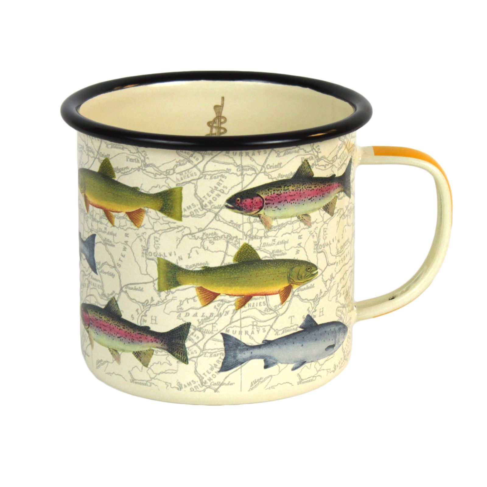 Enamel Fish Mug