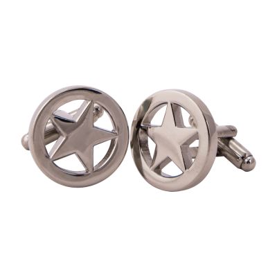 Lone Star Sterling Silver Cuff Links