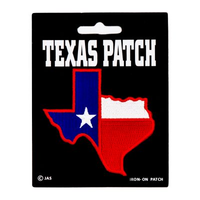 Texas Shaped State Flag Patch