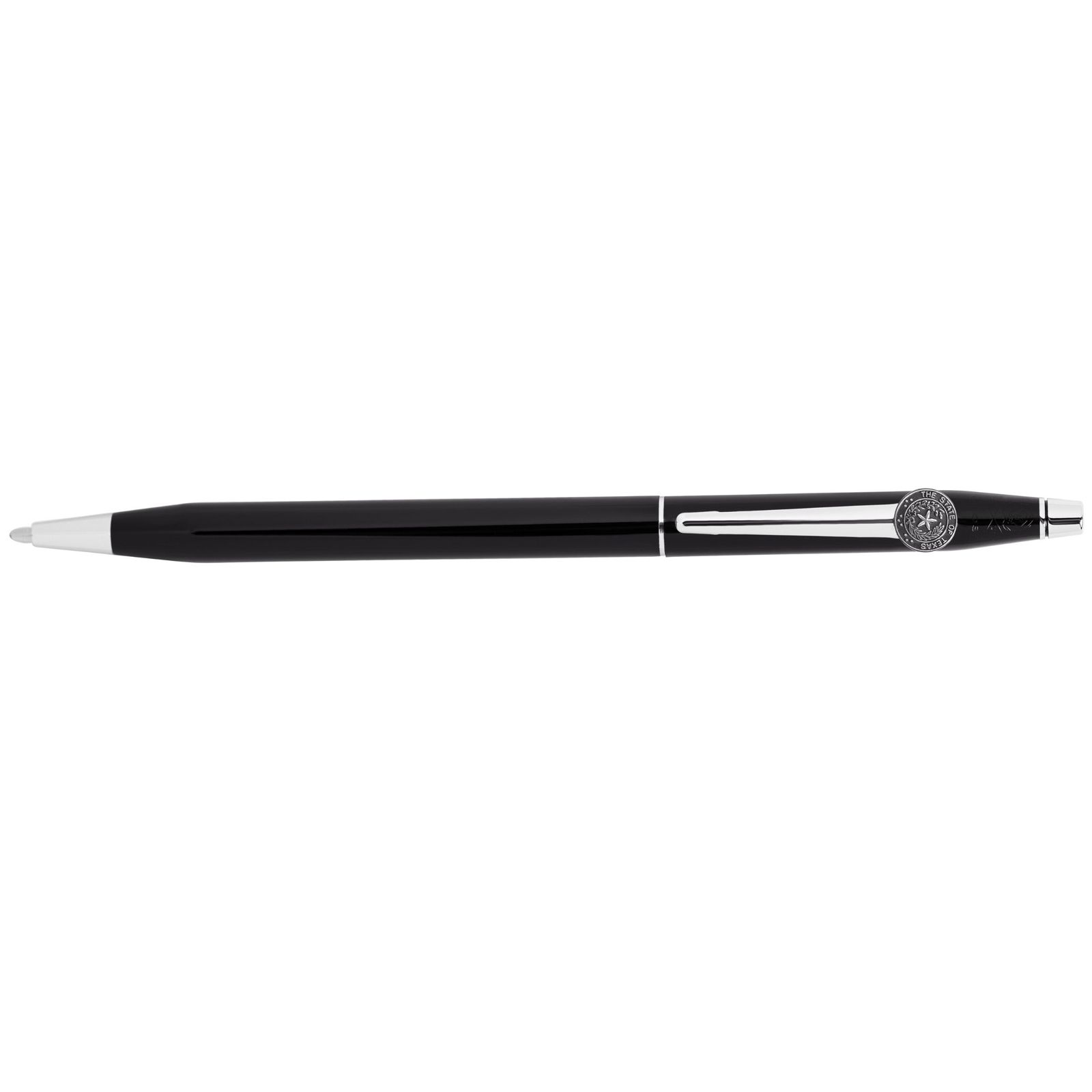 Cross Century Black Lacquer Texas State Seal Ballpoint Pen