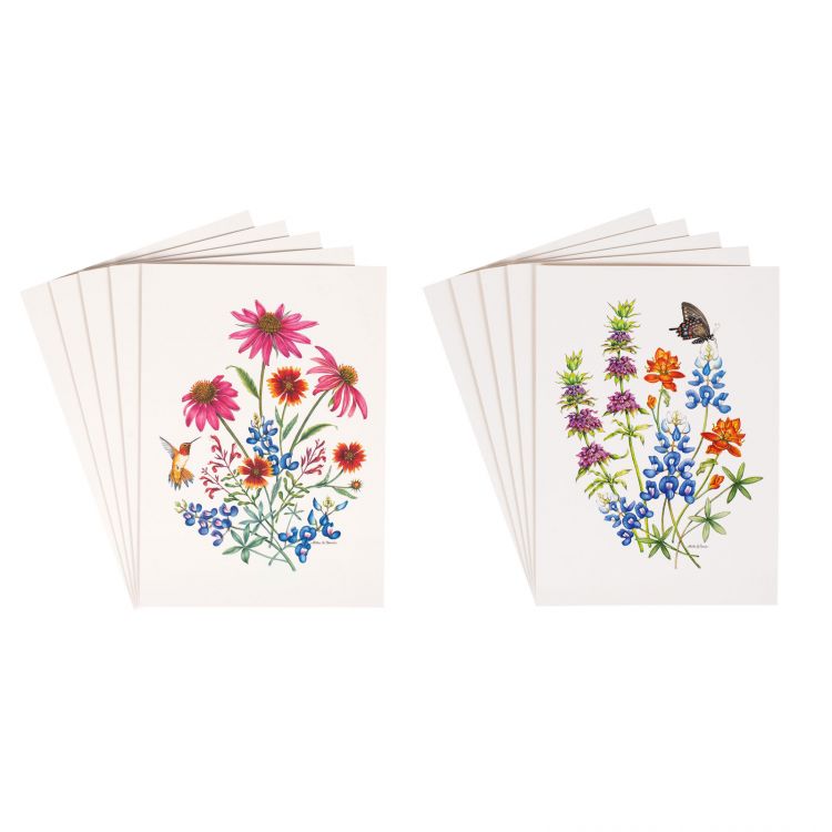 Aletha St. Romain Wildflower Blank Notecard set of 10