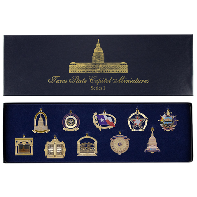 Miniature Texas Capitol Ornament Gift Set - Series 1
