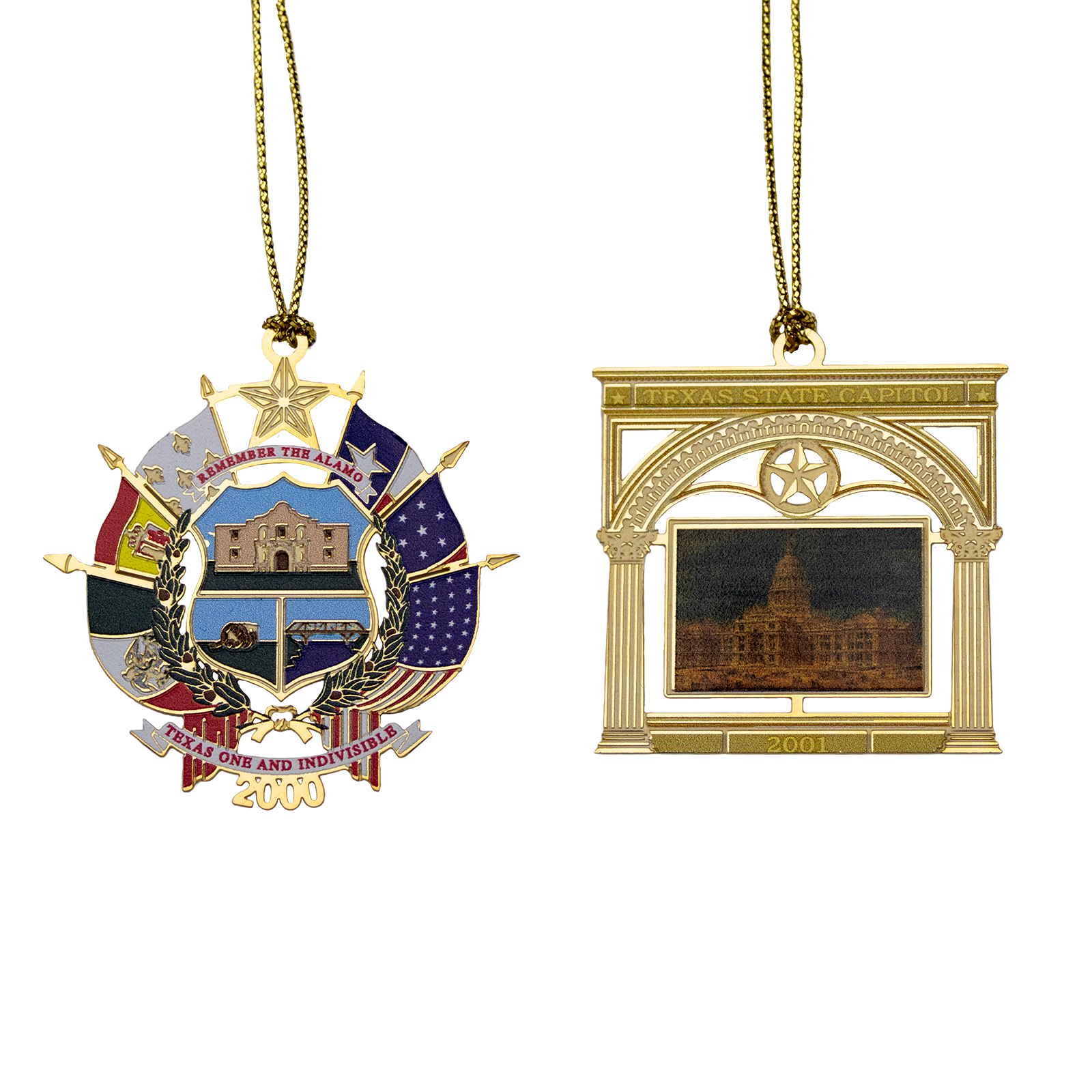 Miniature Texas Capitol Ornament Gift Set Series 1