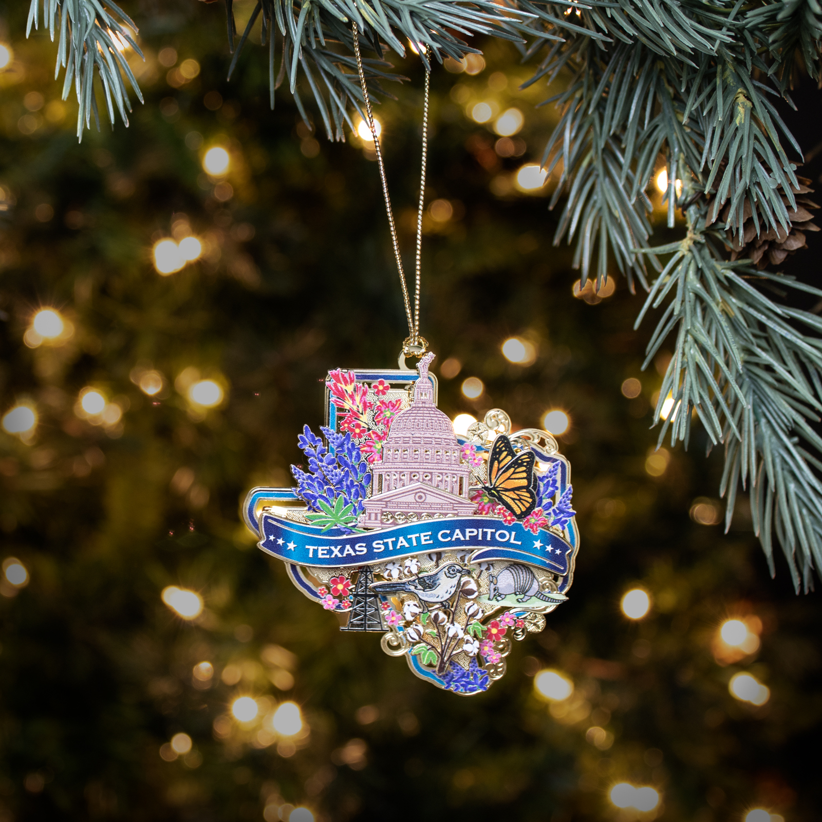 Texas christmas hotsell ornament