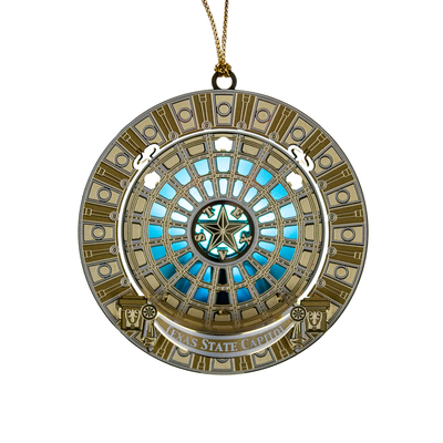 Texas State Capitol Interior Dome Lighted Ornament