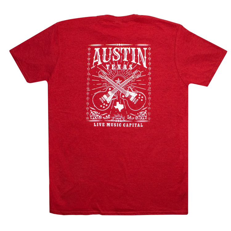 Austin Crossed Guitars T-Shirt