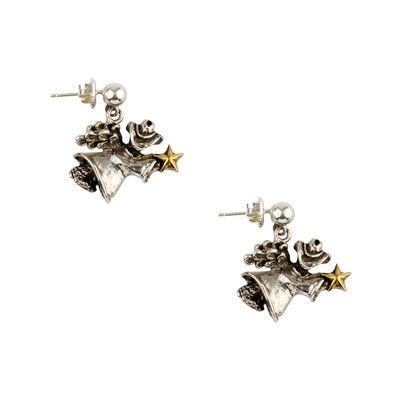 Texas Angel Sterling Silver Stud Earrings