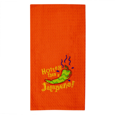 Hotter Than A Jalapeño Waffle Kitchen Towel