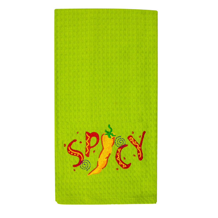 Spicy Waffle Kitchen Towel