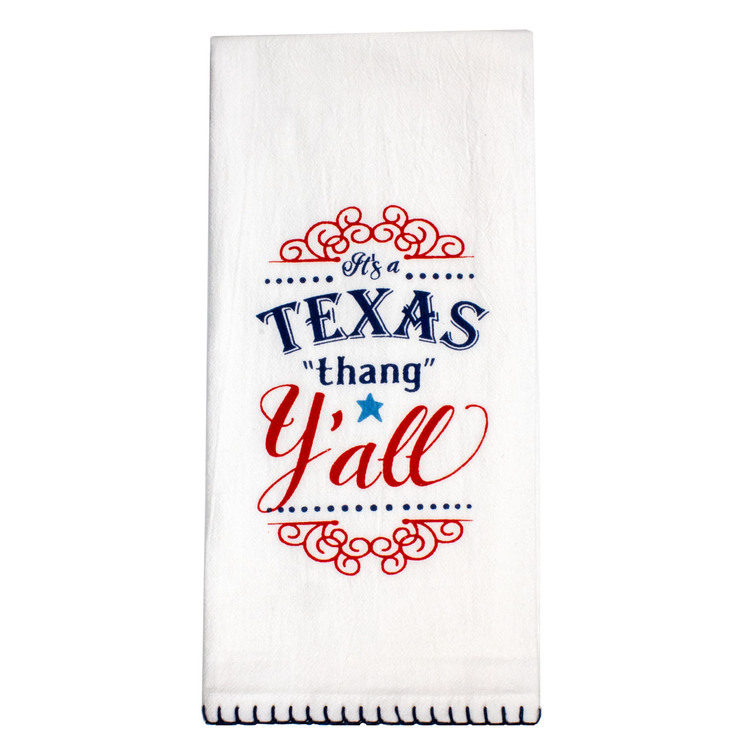 Texas Thang Flour Sack Tea Towel