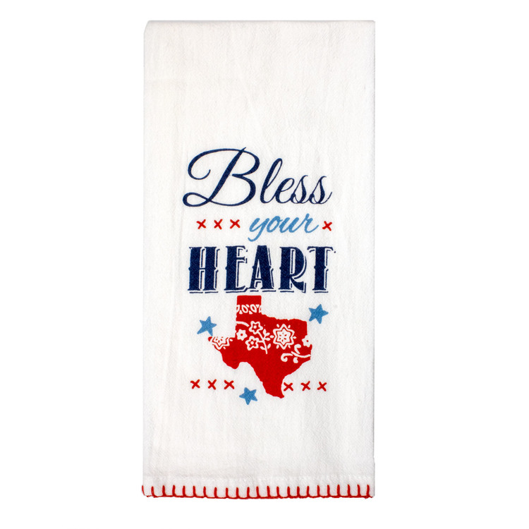 Bless Your Heart Flour Sack Tea Towel