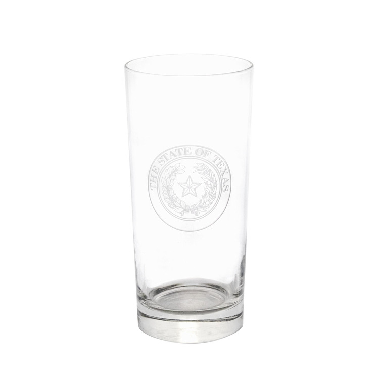 Texas State Seal Etched Glass