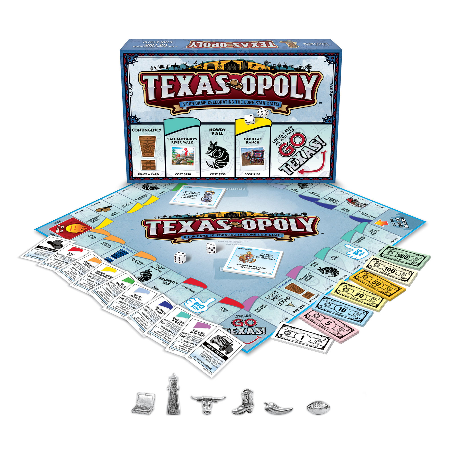 TexasOpoly Board Game